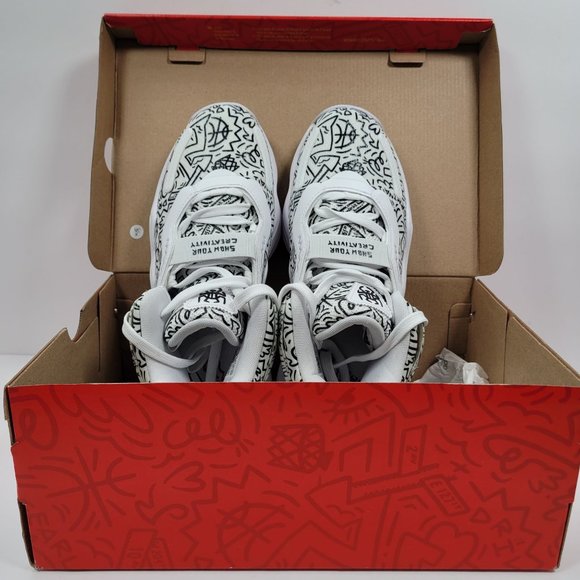 Adidas D.O.N. Issue 3 GCA Men's Black White Basketball Shoes GW3648 US Size 7.5 - Picture 3 of 11